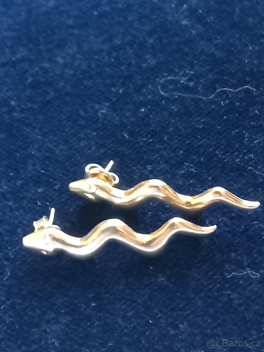 Zlaté náušnice 14k