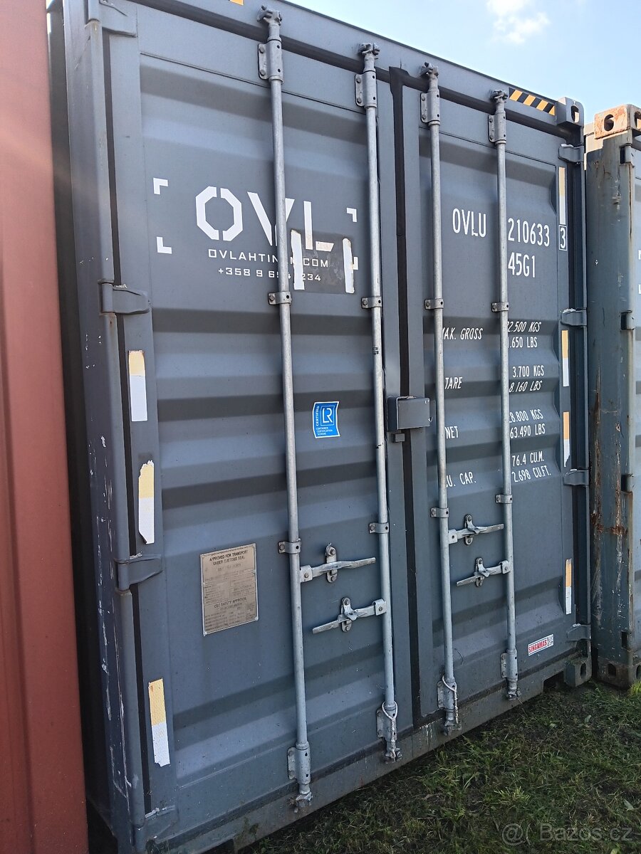 40HC Lodní Kontejner – Antracit