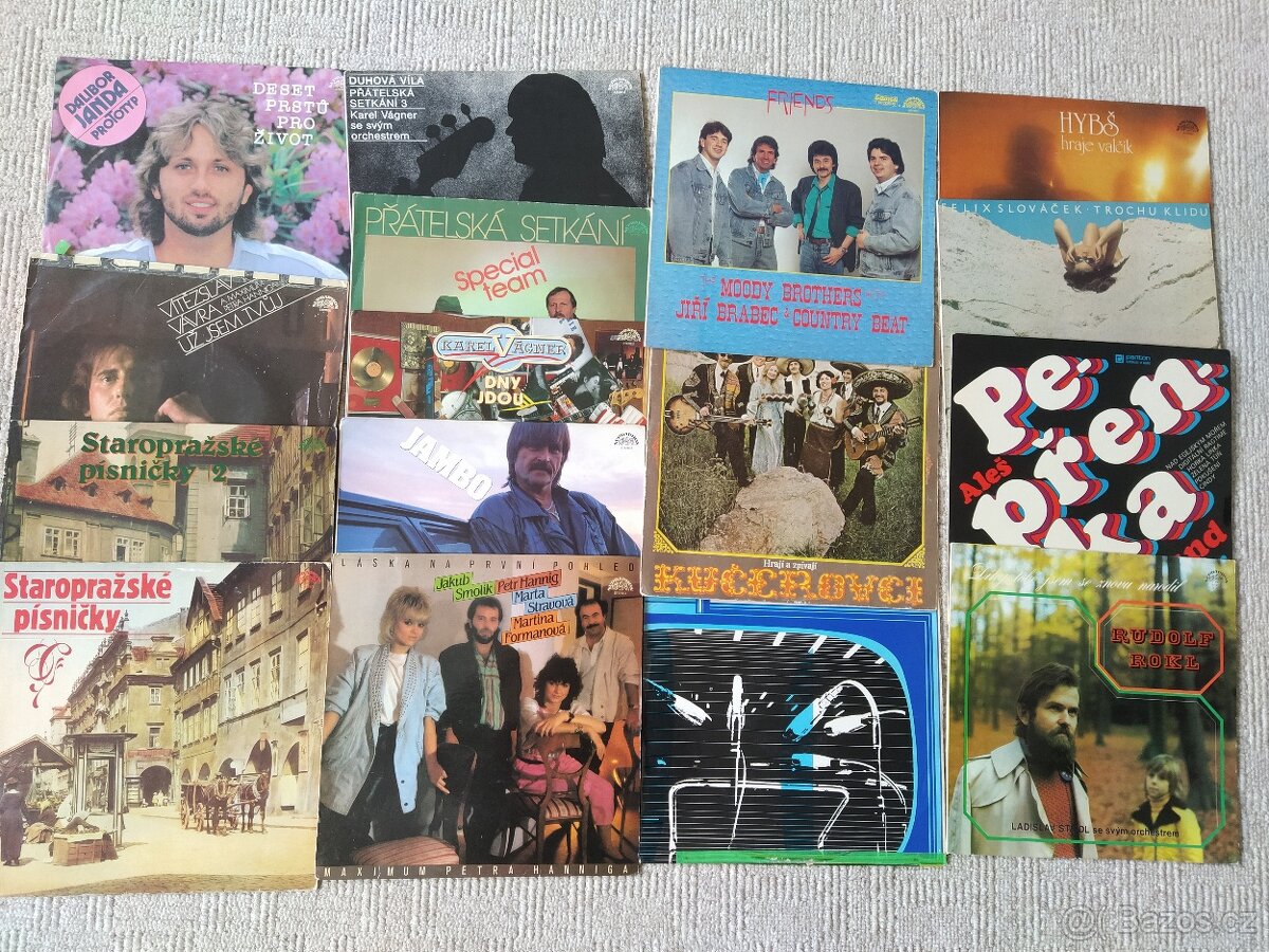 15x LP - český pop a j. - viz foto