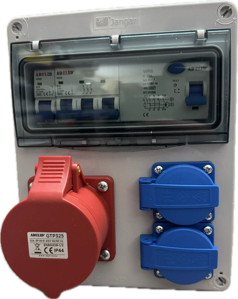 Stavební rozváděč ST08 zásuvkový rozvaděč