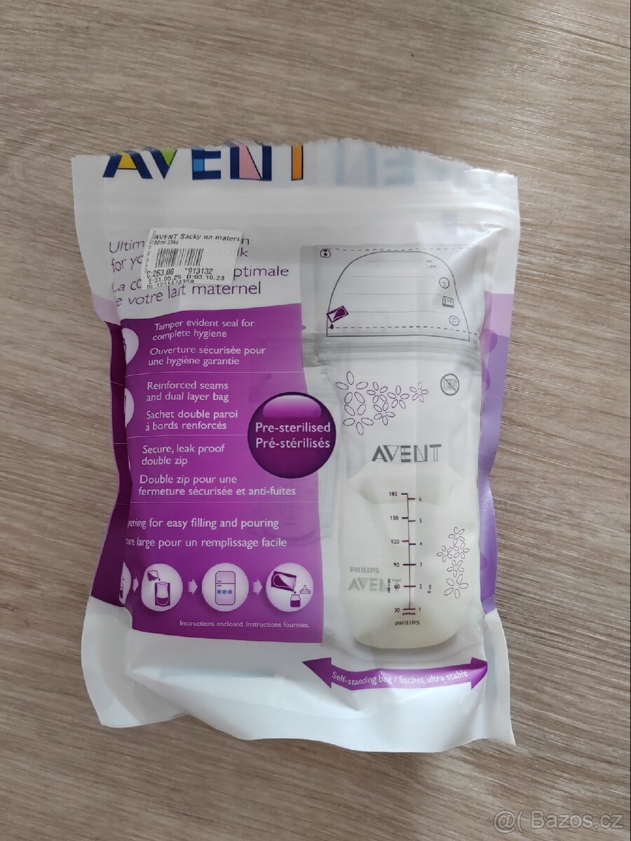 Sáčky na mateřské mléko Philips Avent