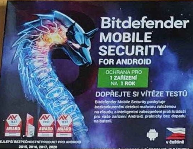 10 ks Bitdefender MOBILE SECURITY For Android CZ