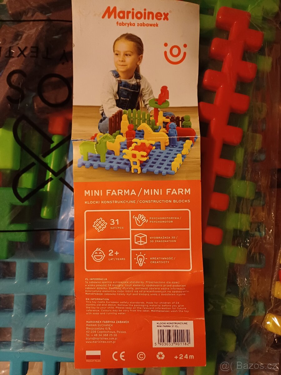 Stavebnice Marioinex farma