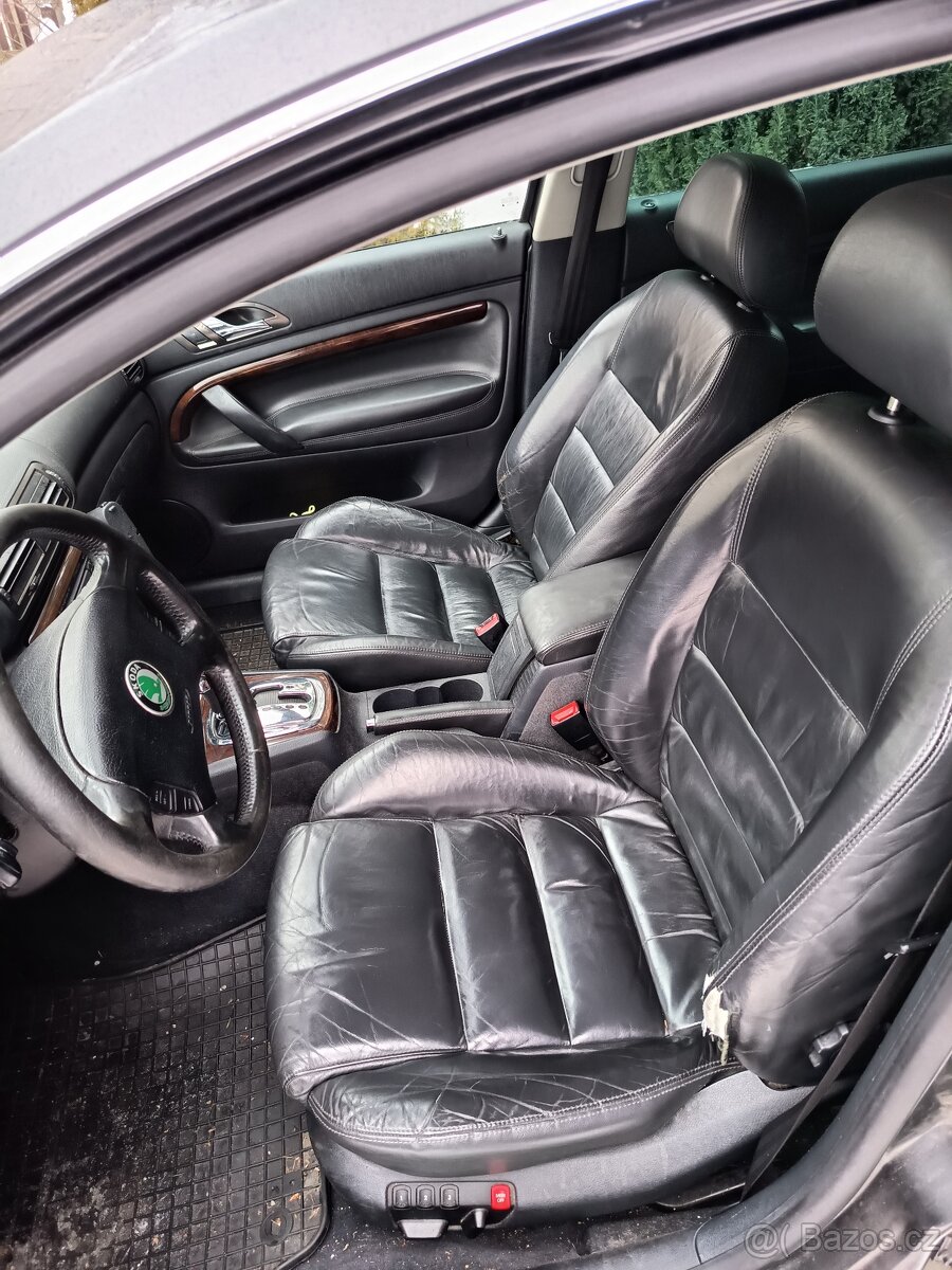 Kožená sedadla Superb 1