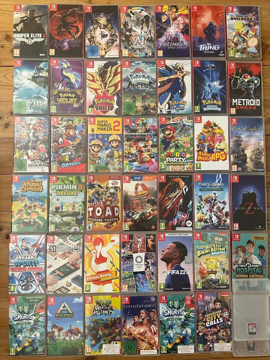 Hry na nintendo switch