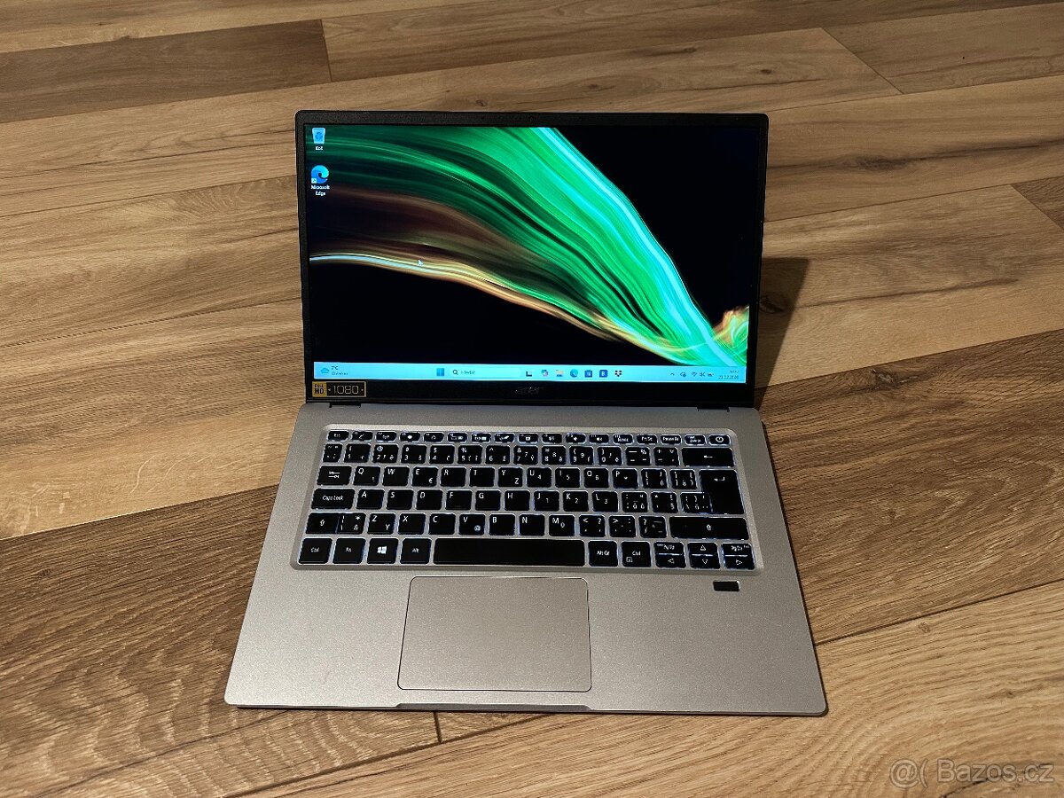 Acer Swift 1 Pure stříbrný celokovový