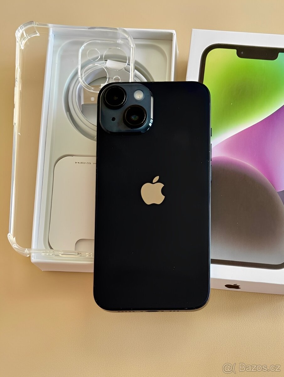 iPhone 14 Černá BATERIE 100% TOP