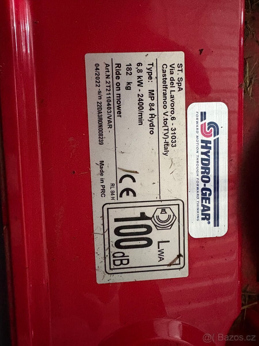 Zahradní traktor Vari RL 84 H