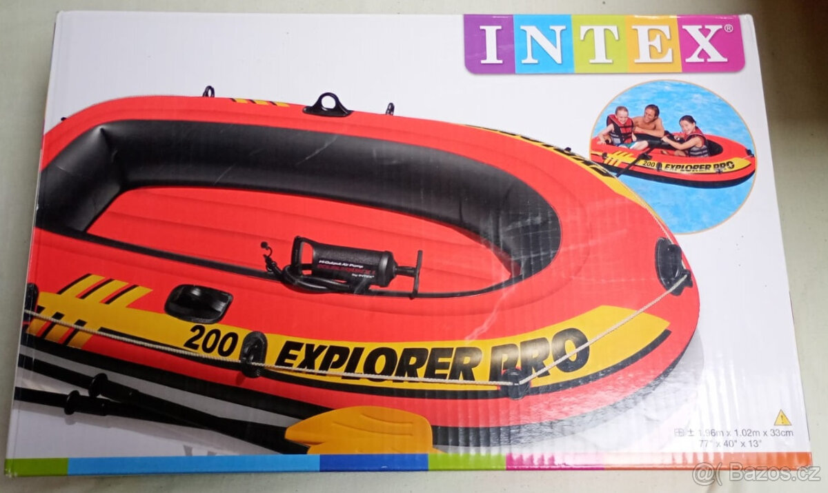 Nafukovací člun Intex 58357 Explorer Pro 200 + pádla a pumpa