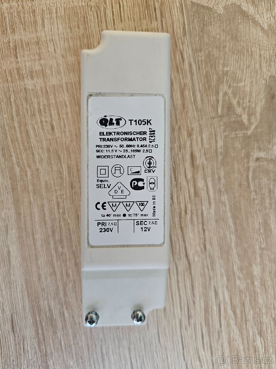 QLT Trafo elektronické T 105K 230/12V 35-105VA