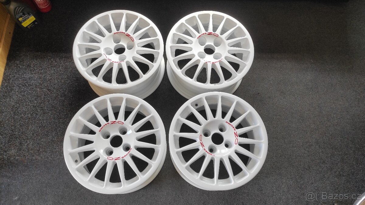 PRODÁM SADU ALU KOLA O.Z. RACING 4x100 R15