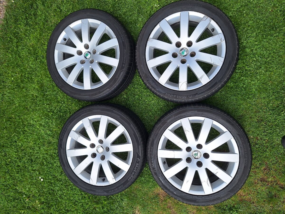 Alu r17 5x112 225/45/r17 Škoda octavia II