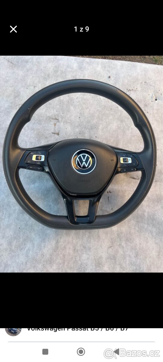 Prodám Volan Passat B 6,7,8 Multifunkční