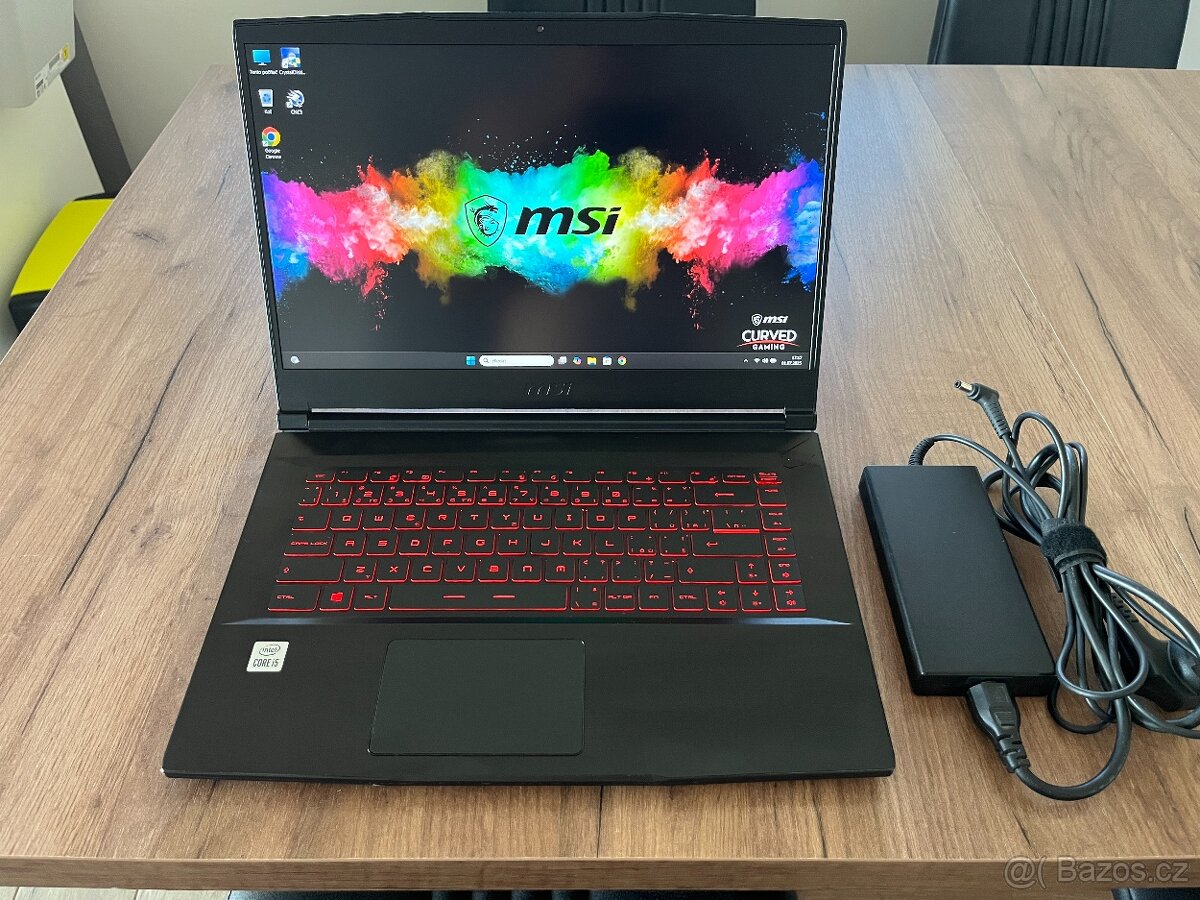 HERNÍ MSI GF65  RTX 3060-SSD 1TB-RAM 16GB-15.6\"FHD