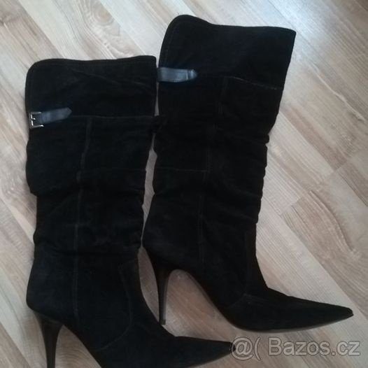 Kozačky BIANCO semišové vel.39