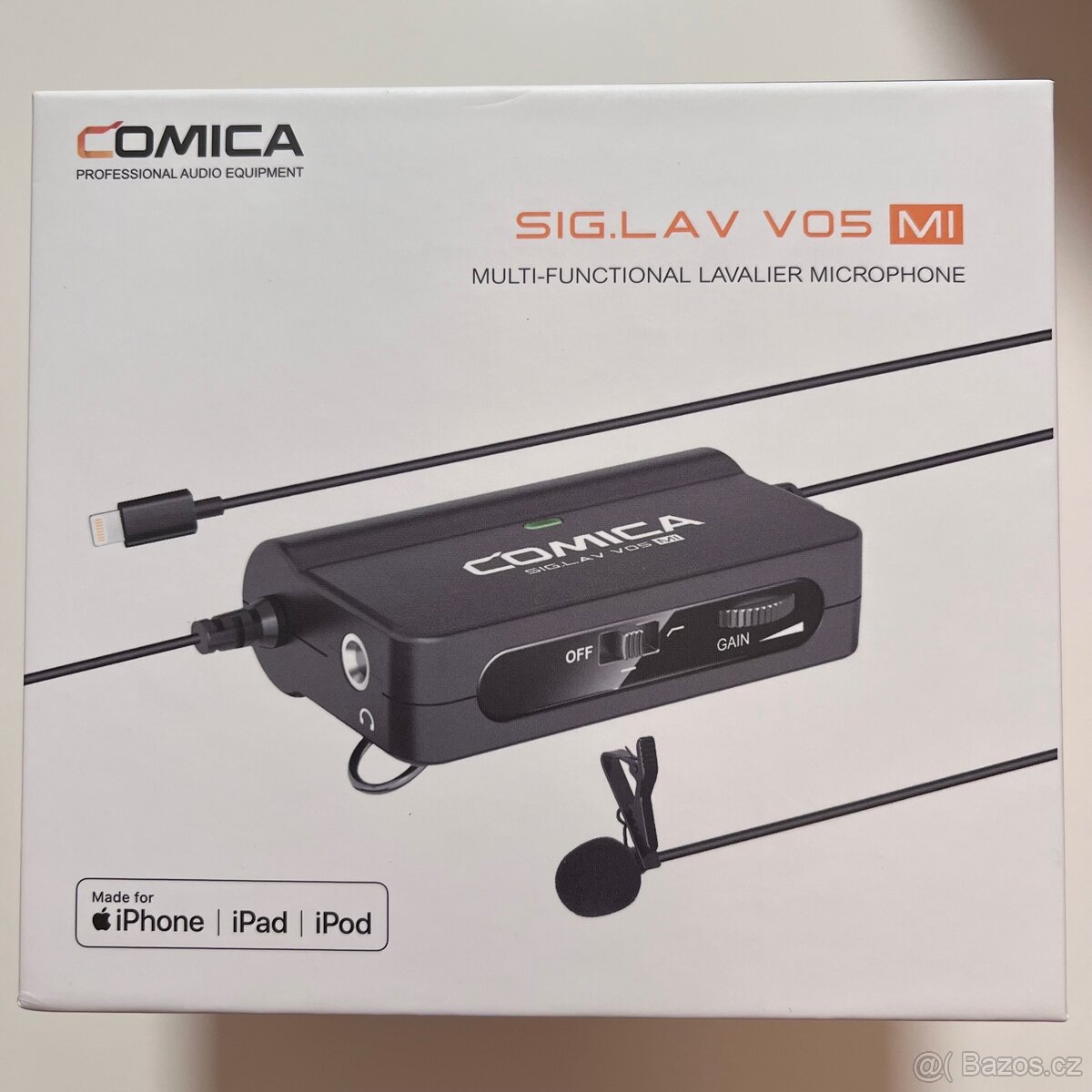Comica CVM-SIG.LAV V05 klopový mikrofon se zesilovačem