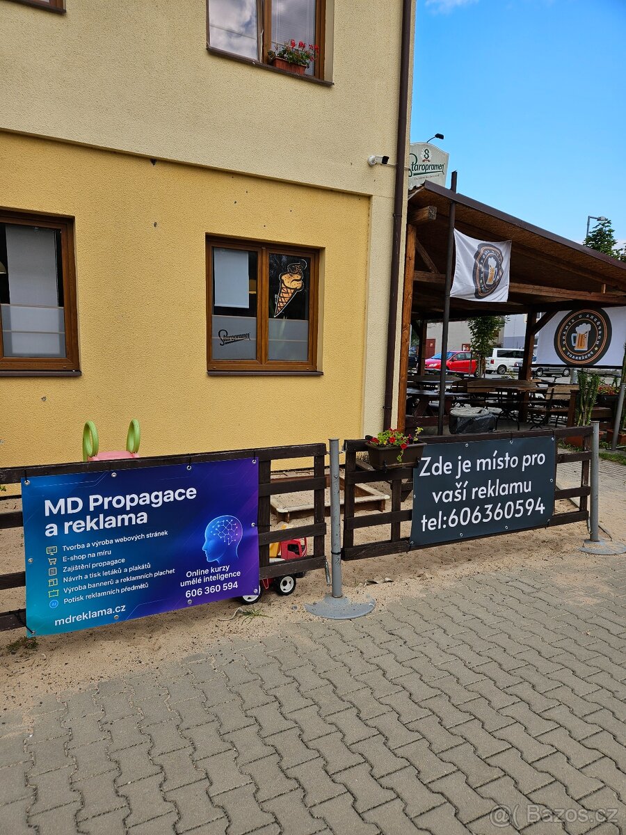 Nabízím levný pronájem reklamní plochy v Poděbradech