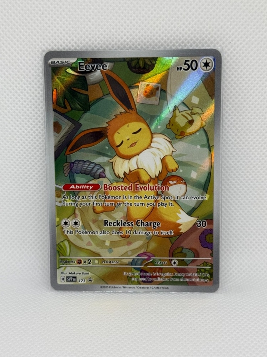 Pokémon karta Eevee SVP 173 – Promo – N MINT – ORIGINÁL