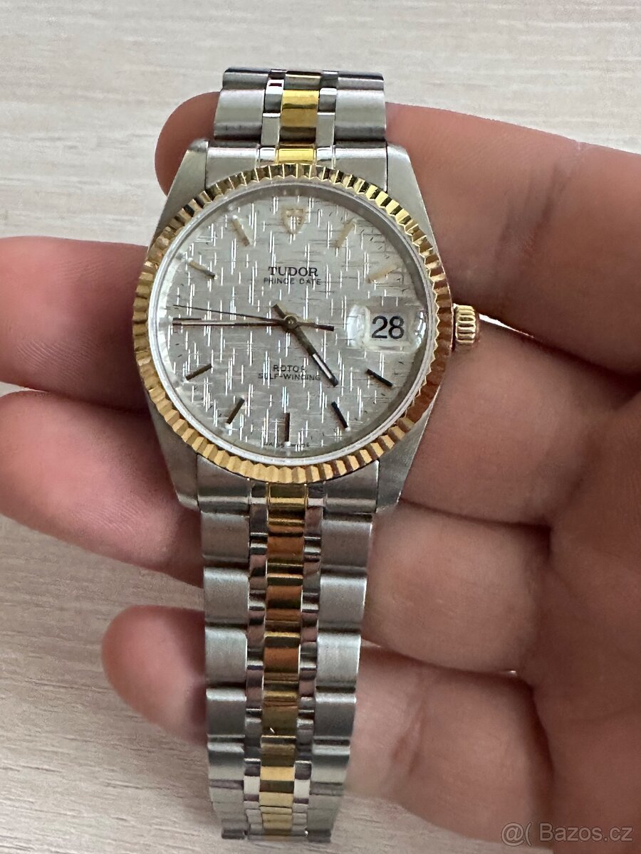 Pěkné vintage hodinky Tudor Prince 34mm. Model 74033