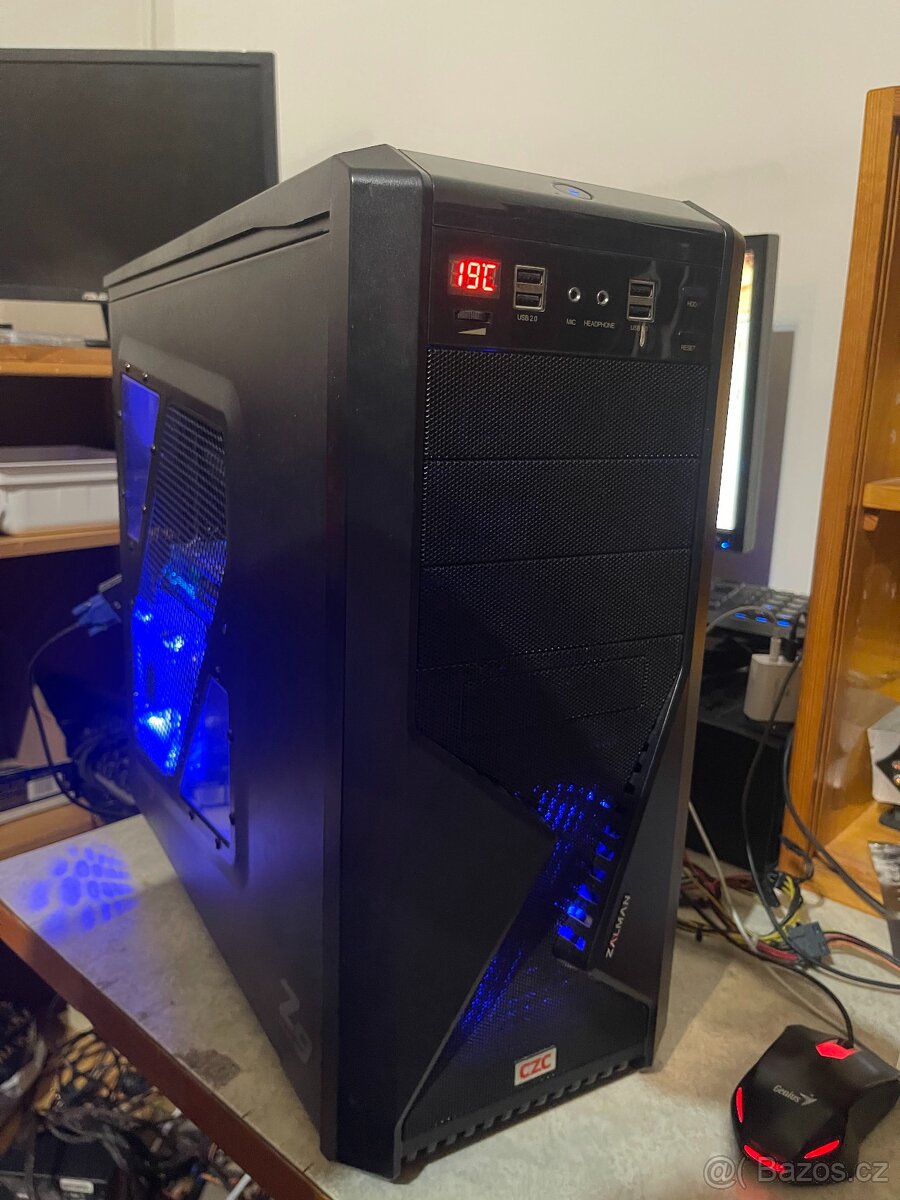 Herní PC 4. i5-4670K 16GB DDR3 SSD 250GB HDD 1000GB RX580 8G