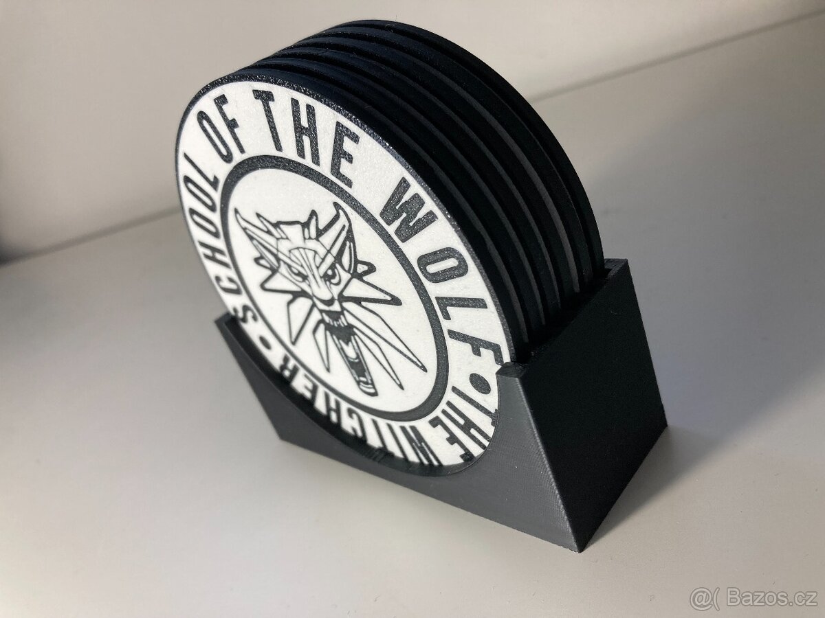 Zaklínač - The Witcher - Sada podtácků se stojanem - Školy