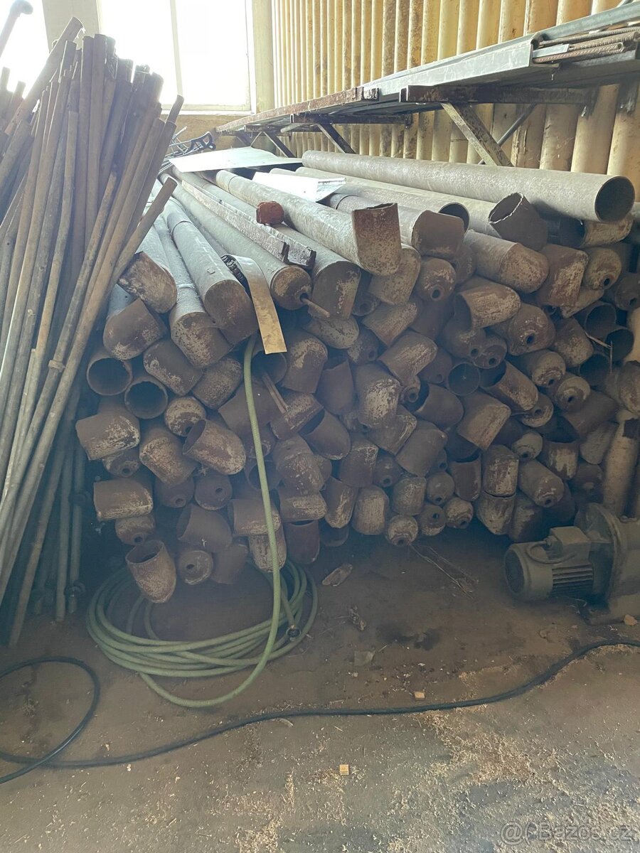 Prodám trubky ,různé druhy délky min.6m za 6Kč/kg