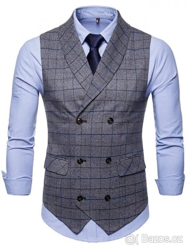 Luxusní pánské vesty /Nové zboží