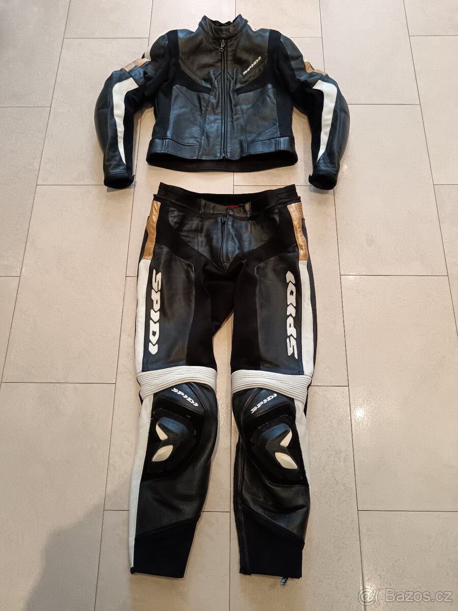 Spidi Poison Touring Gold-Dámská moto kombinéza, dvoudílná