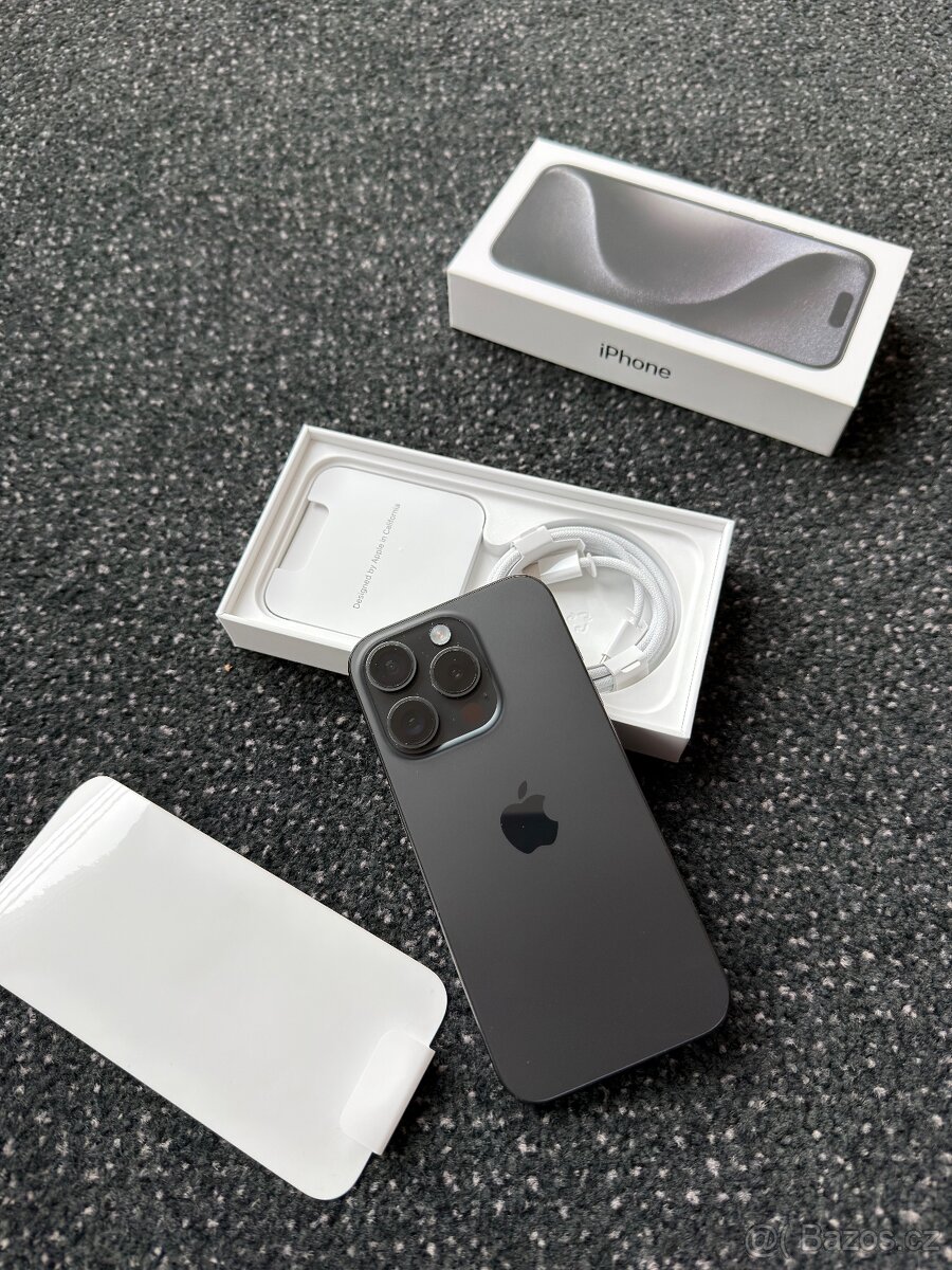 Apple iPhone 15 Pro 512GB - šedý