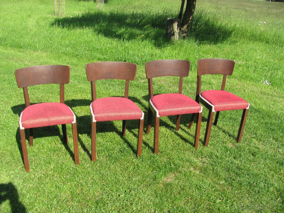 Židle pevné bytelné 4ks