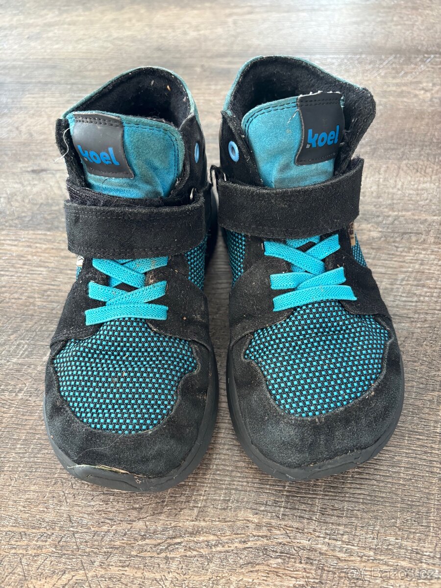 Zimní dětské barefoot boty Koel s membránou vel 32