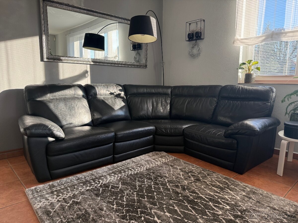 Kožená sedací souprava | PC 69 000 Kč