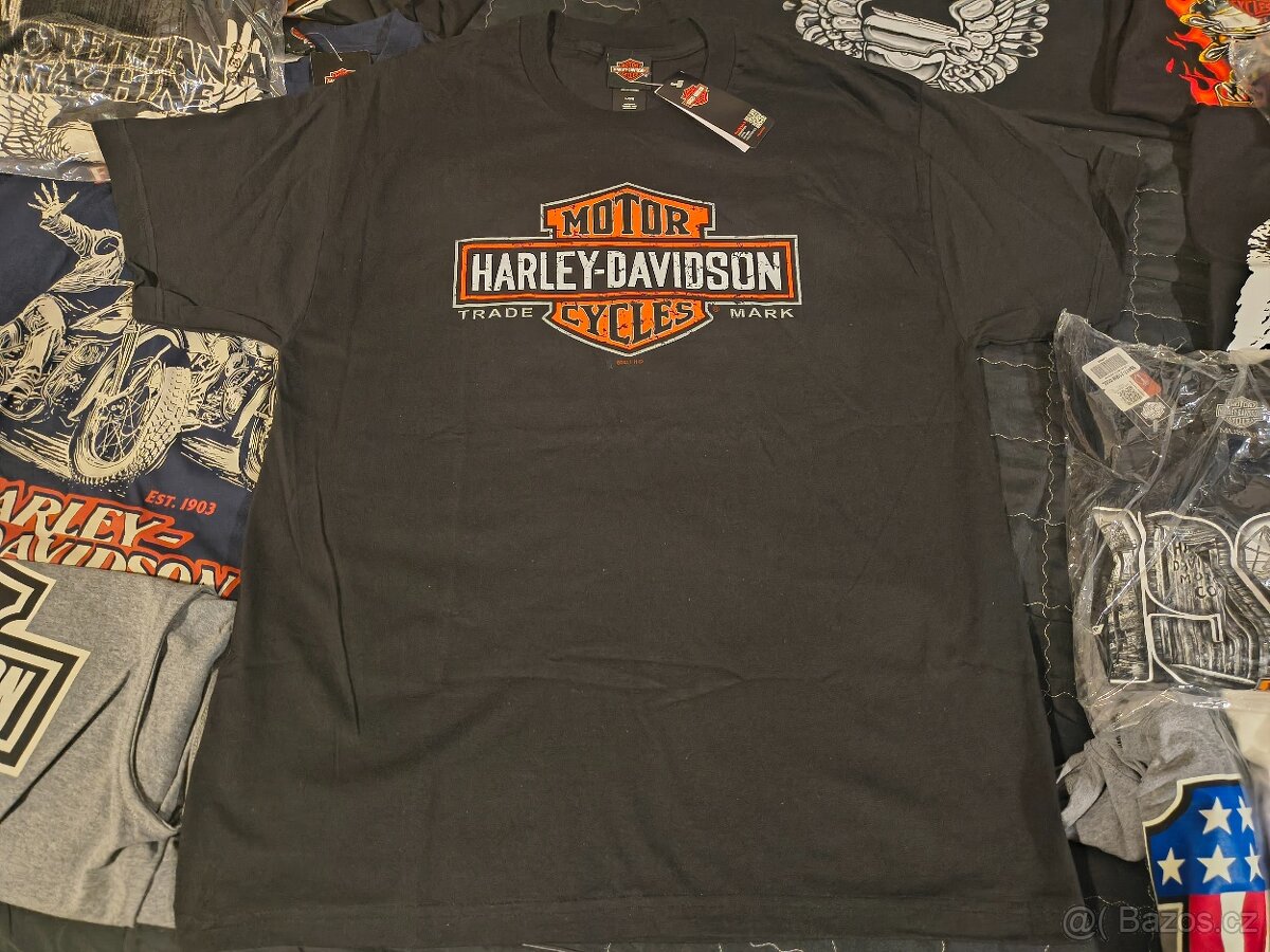 Pánské triko Harley-Davidson vel. L, XL z Texasu