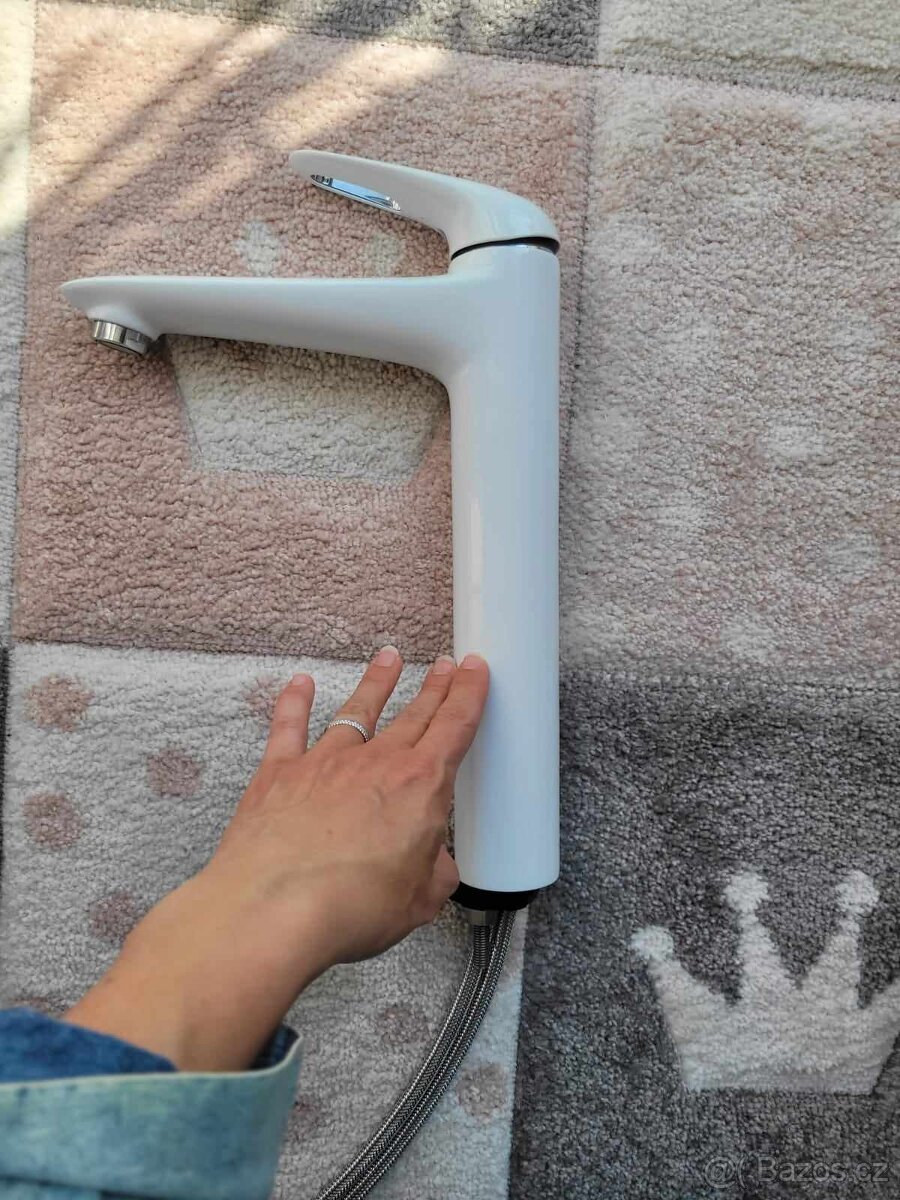 Baterie vodovodní stojánková bílá Grohe