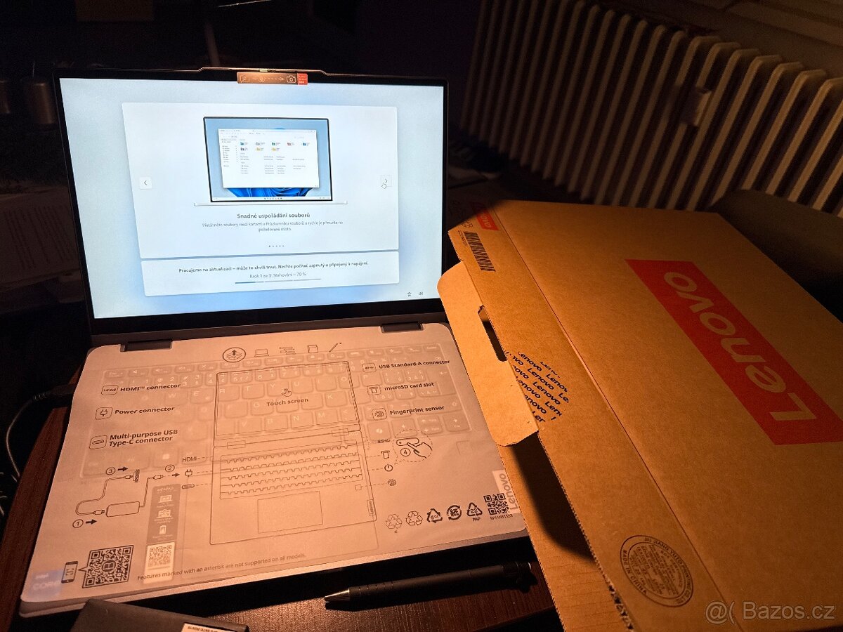 Notebook Lenovo IdeaPad 5 2-in-1 14IRH9 (83KX002DCK) šedý