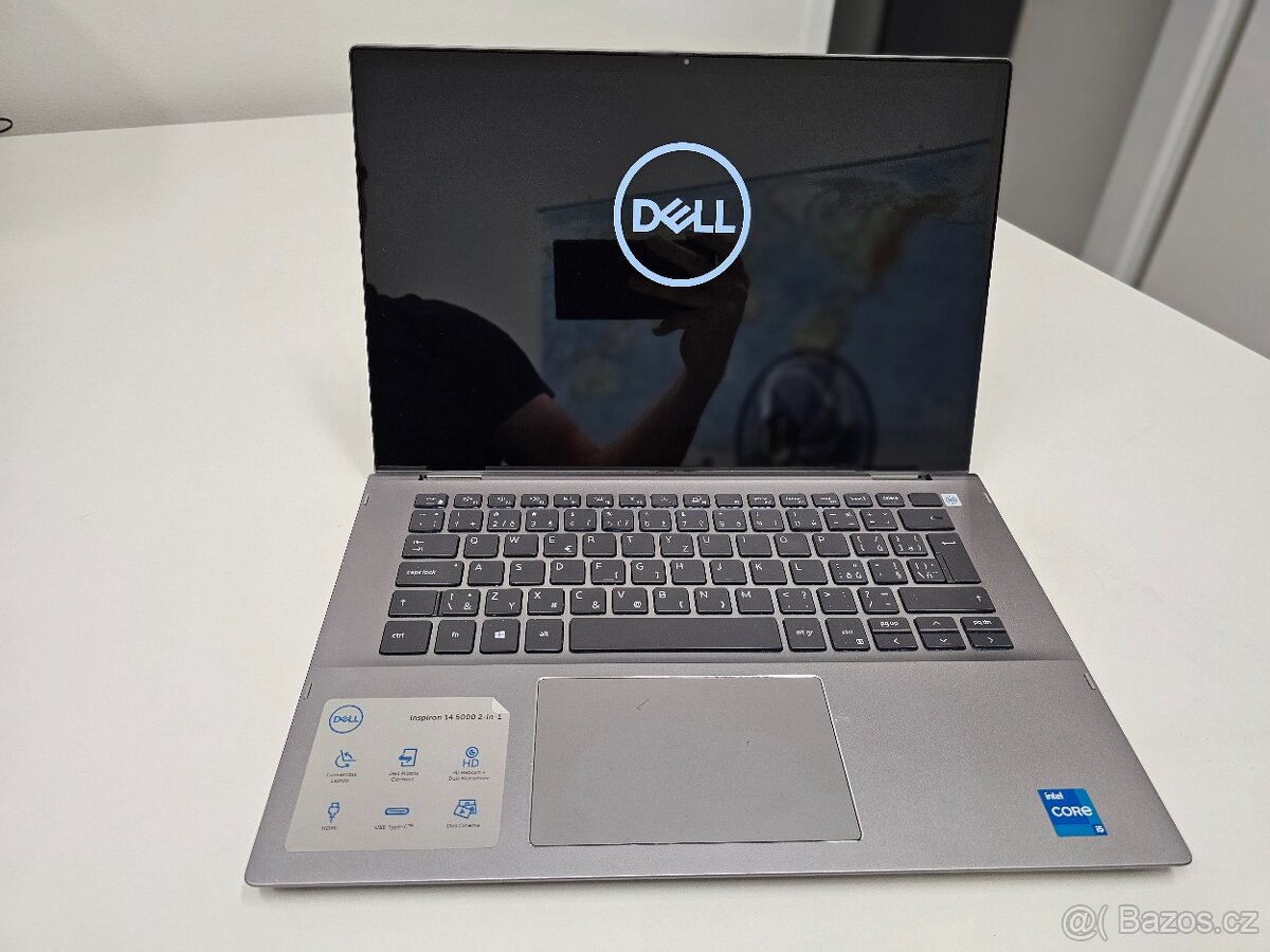 Dotyk. notebook DELL 2in1 - i5 1135G7, Iris Xe, SSD, Win 11