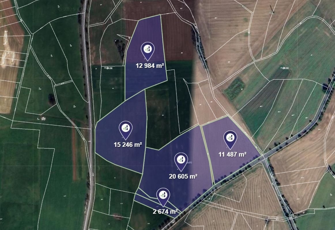 Prodej podílu 1/10 pole 6 300 m², Vrbatův Kostelec