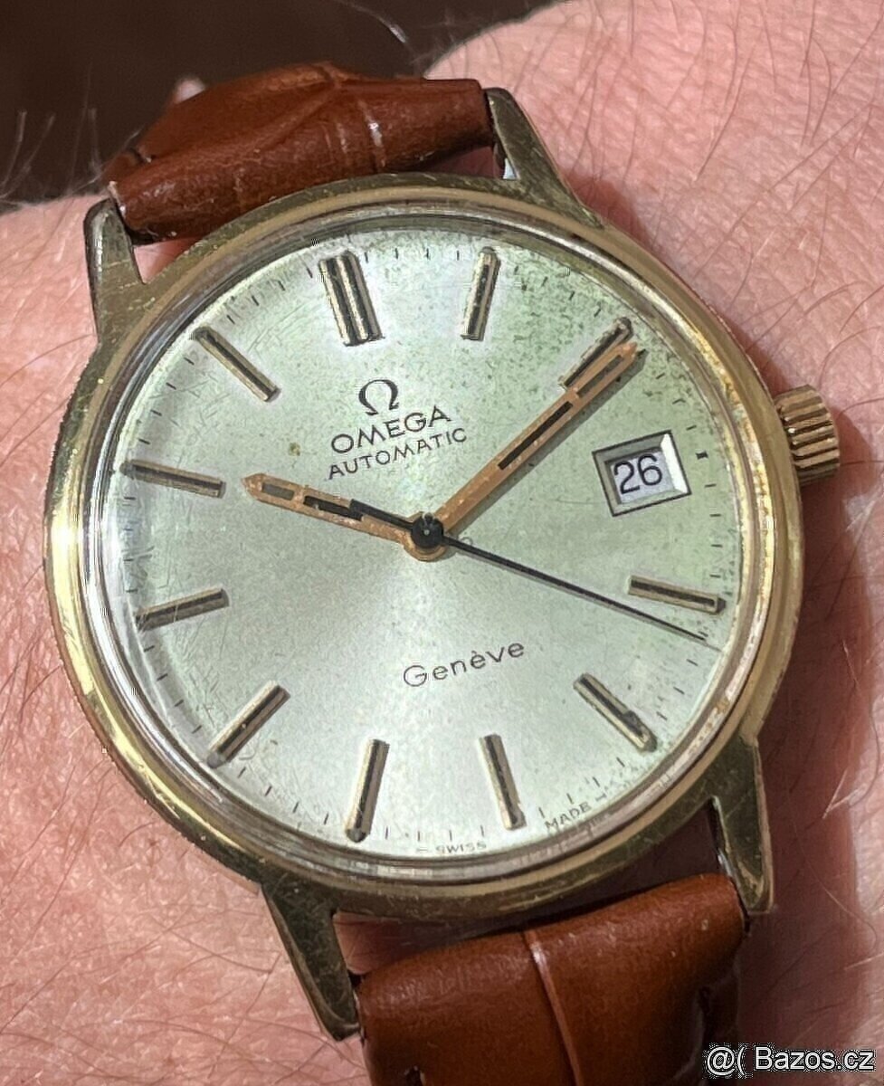 LUXUSNÍ hodinky OMEGA GENEVA AUTOMAT_ SWISS 👍👍👍
