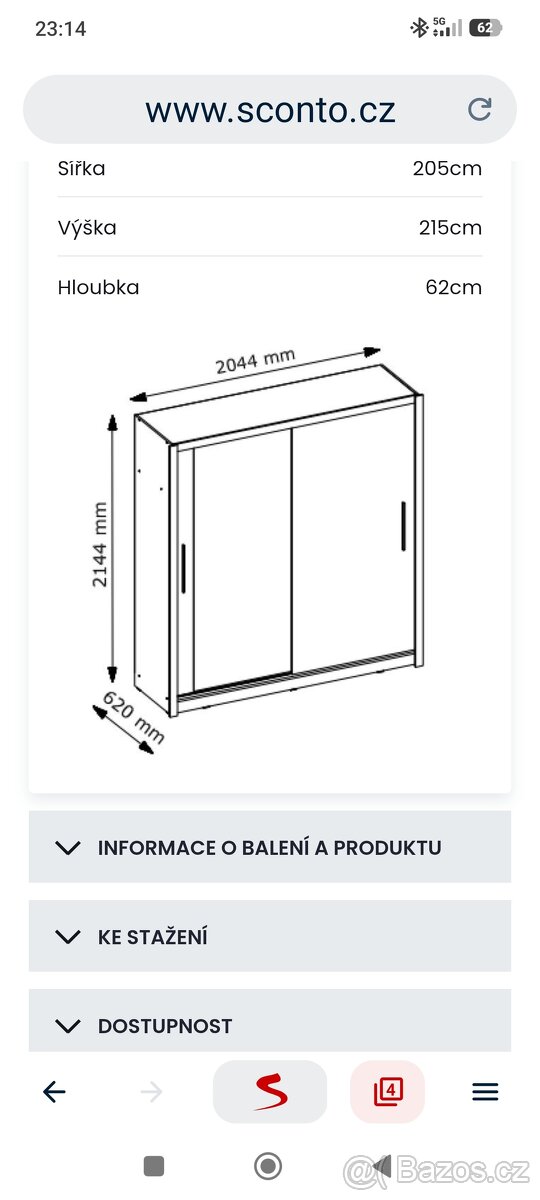 Prodám skříň