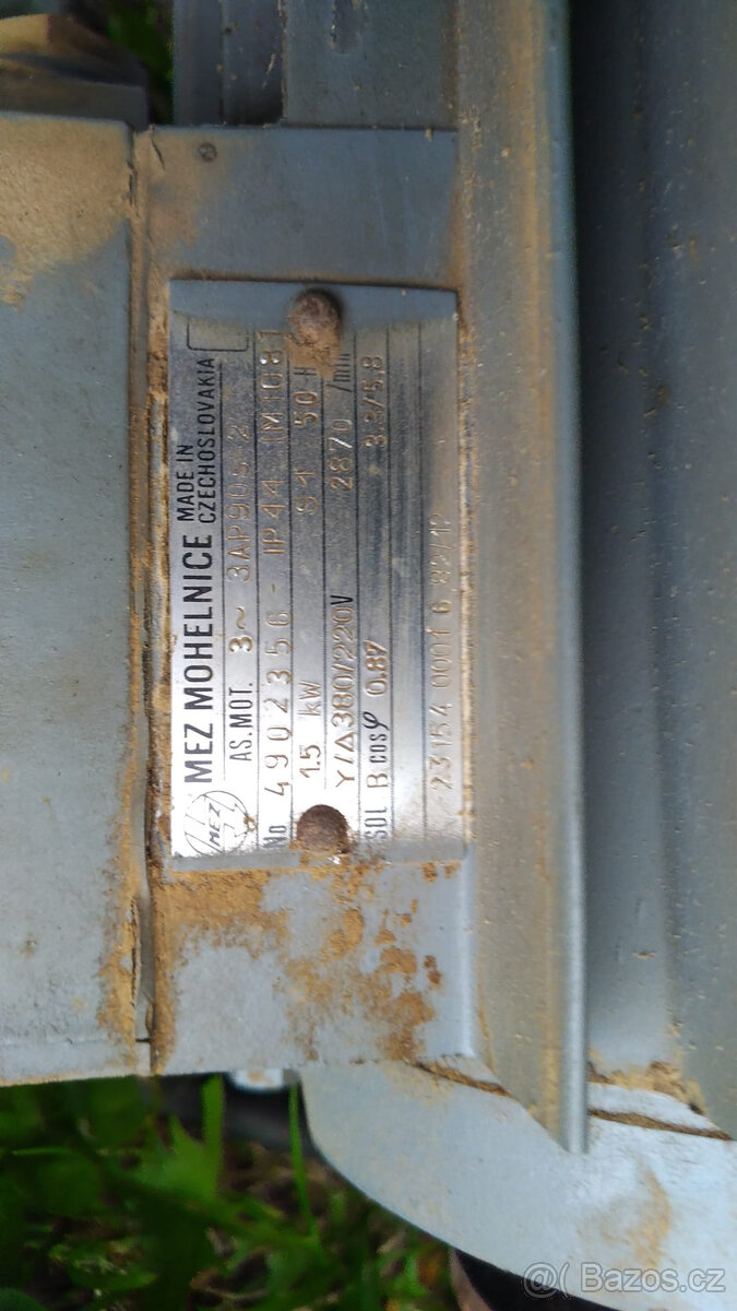 3f Asynchronní motor Mez