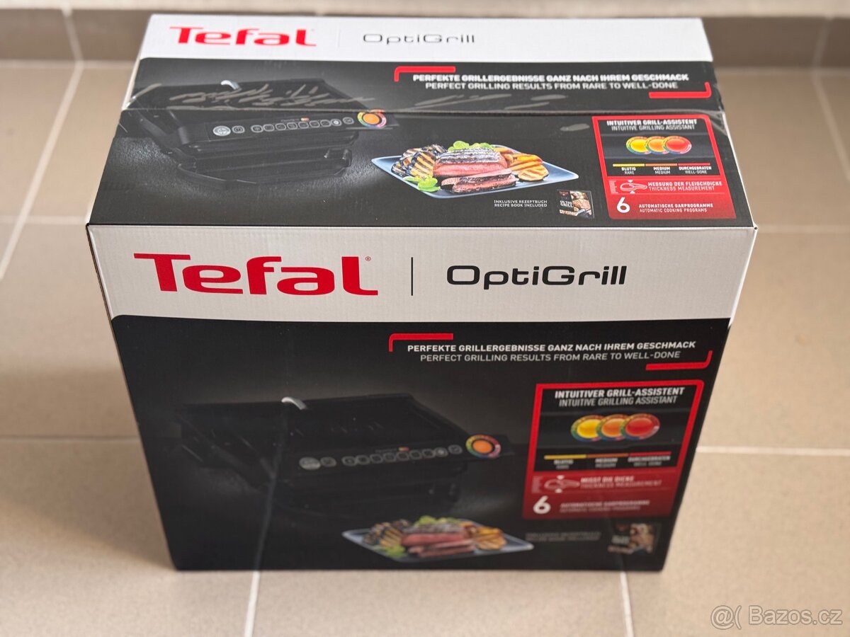 Nový nerozbalený gril Tefal Optigrill - 4 kusy