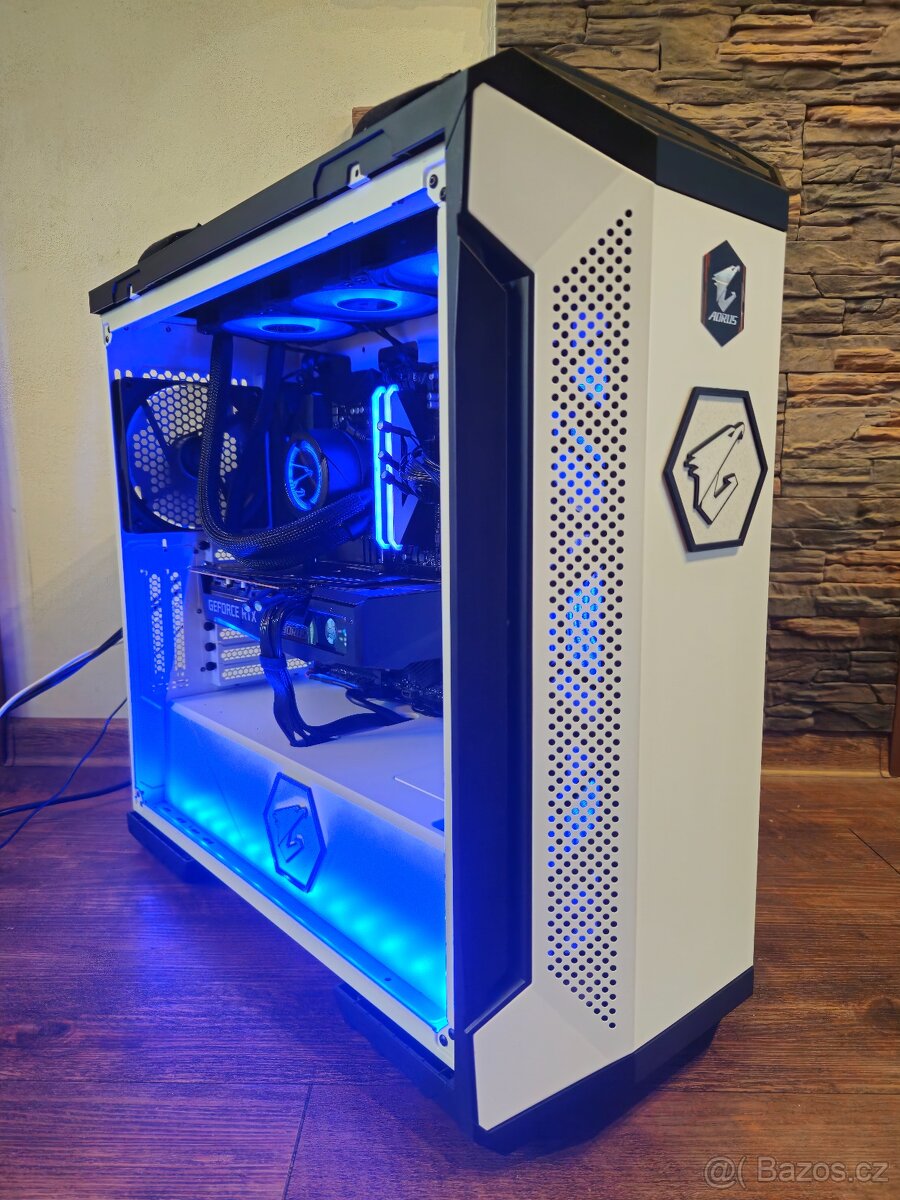 Výkonné PC AORUS,RTX 3070, Ryzen 5 5600X, 16GB Ram. 1TB SSD.