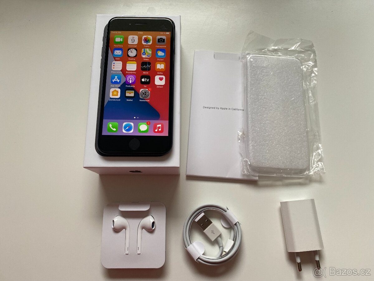 Apple iPhone SE (2020) 64GB Black TOP stav, ZARUKA