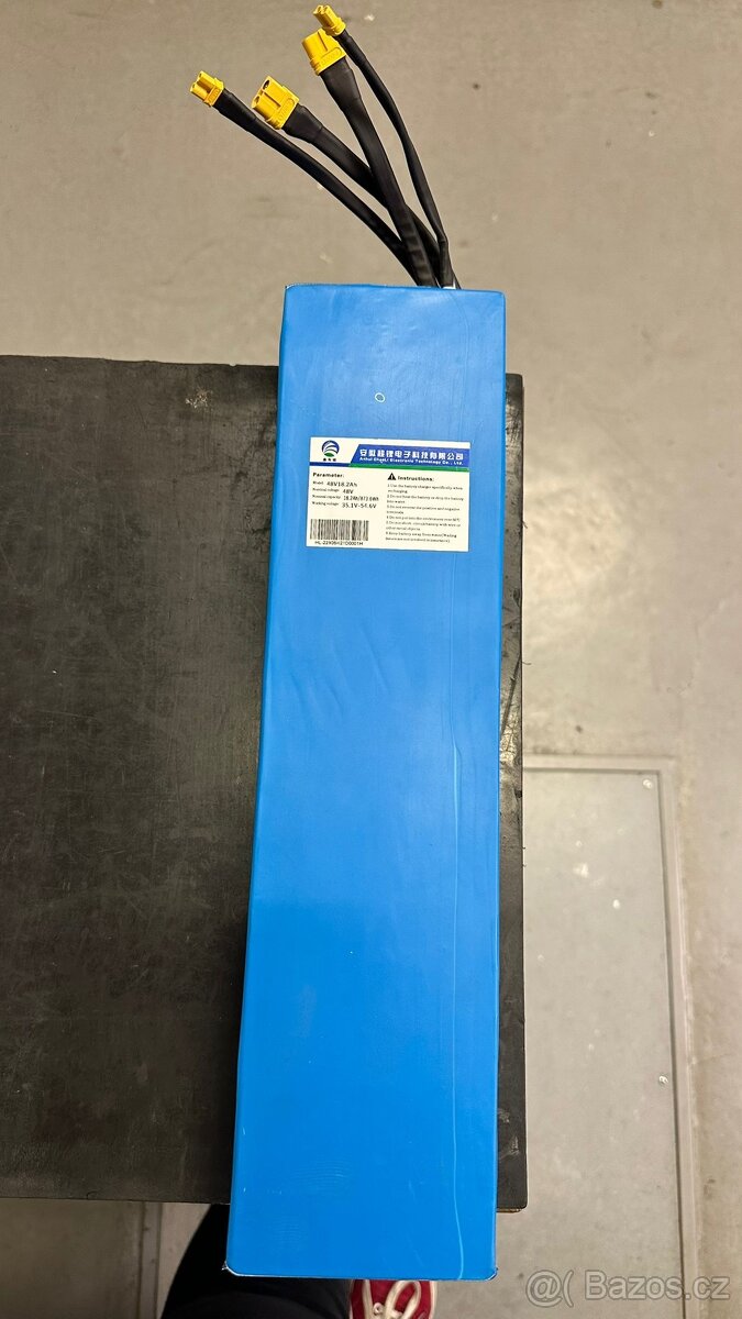 Baterie 48V 18.2Ah - elektrokoloběžka