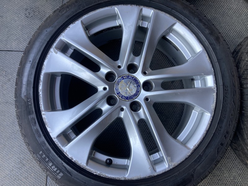 Alu kola MERCEDES W204 17\" 5x112 letní 225/45R17