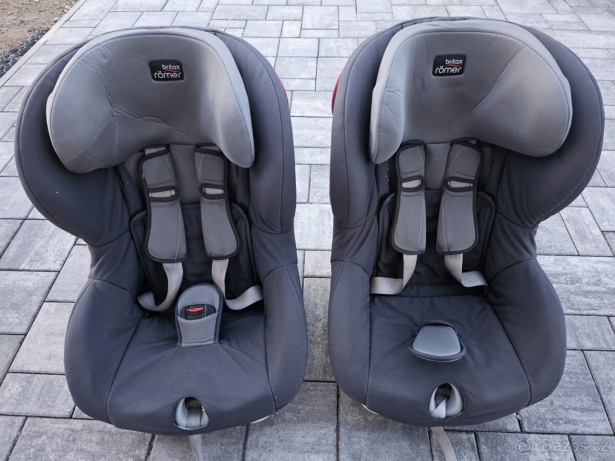 Dětské autosedačky Britax Romer, 2ks, super stav