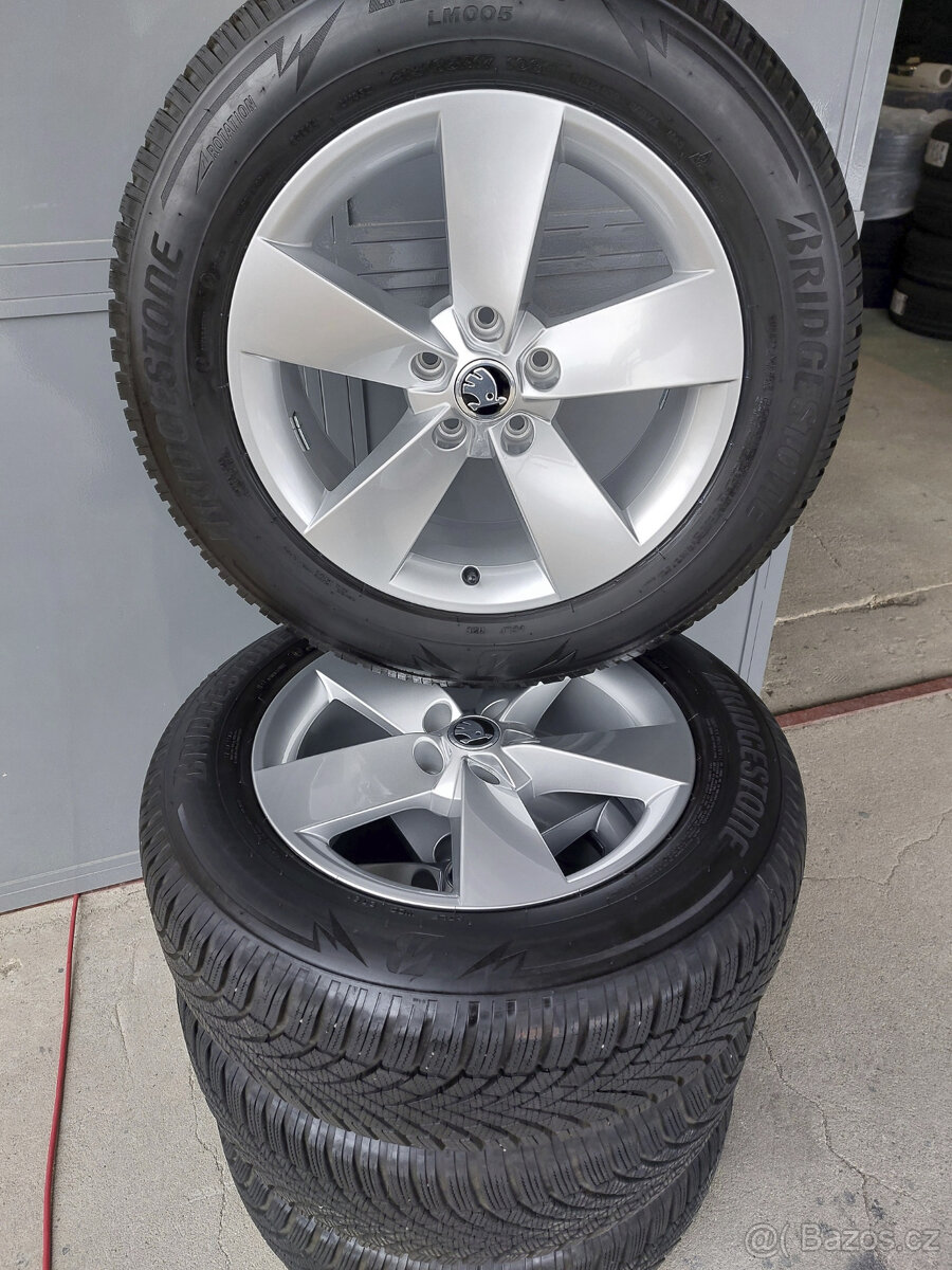 Originál alu kola RATIKON 17" na Škoda Kodiaq zimní