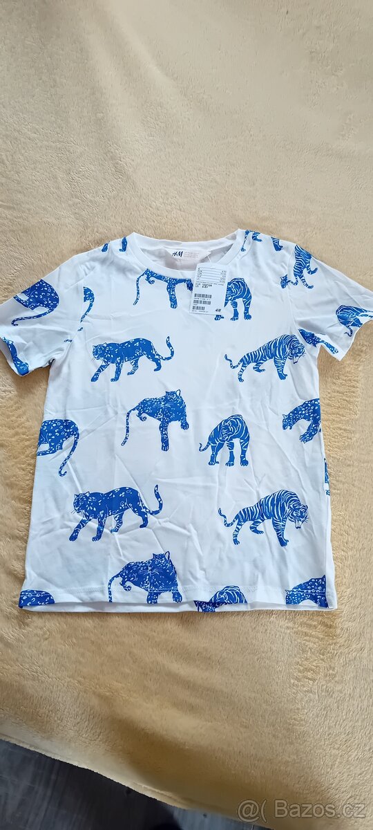 N.ové chlapecké kvalitní bavlněné tričko H&M 122/128