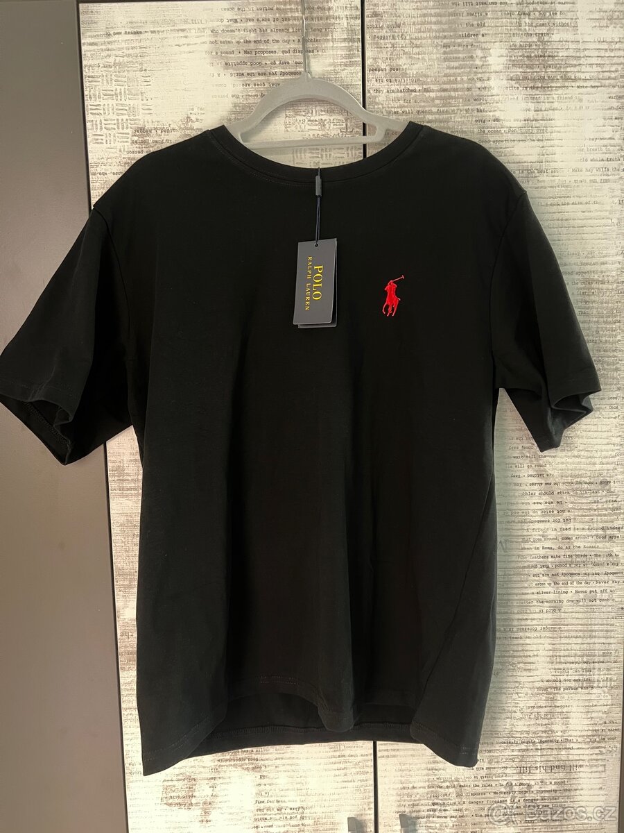 Ralph Lauren polo tričko- černé