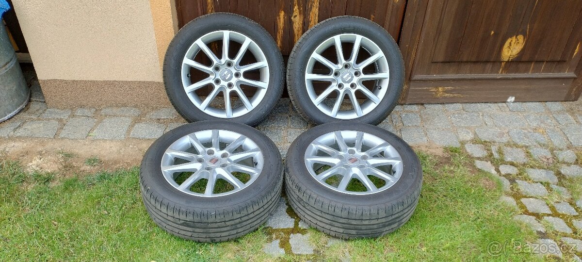 Letní sada originál alu Seat 5x112 R16